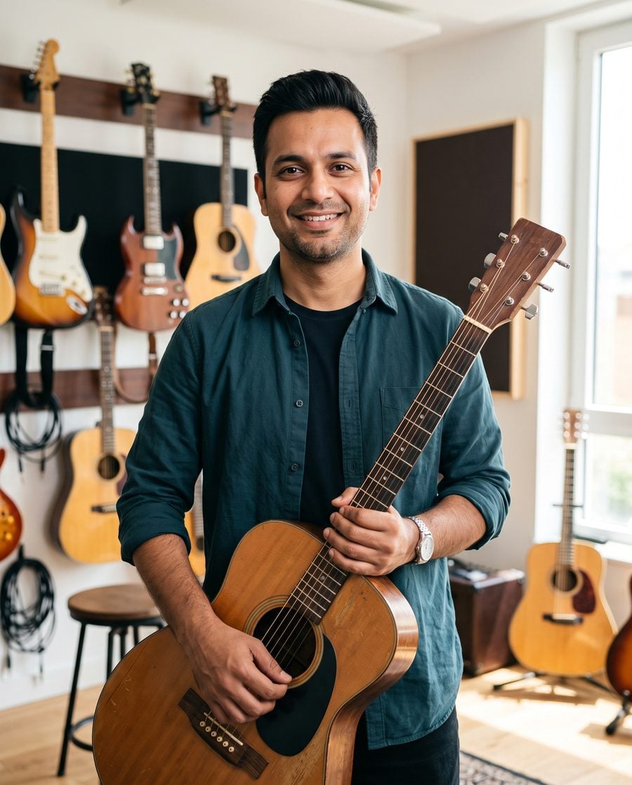 Rohan Nair, lead guitar instructor